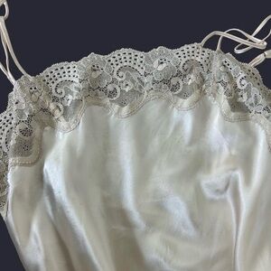 The lingerie Collection cream lace vintage slip dress